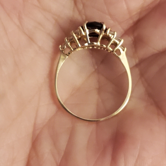 1OK yg black onyx cz ring - Picture 6 of 8